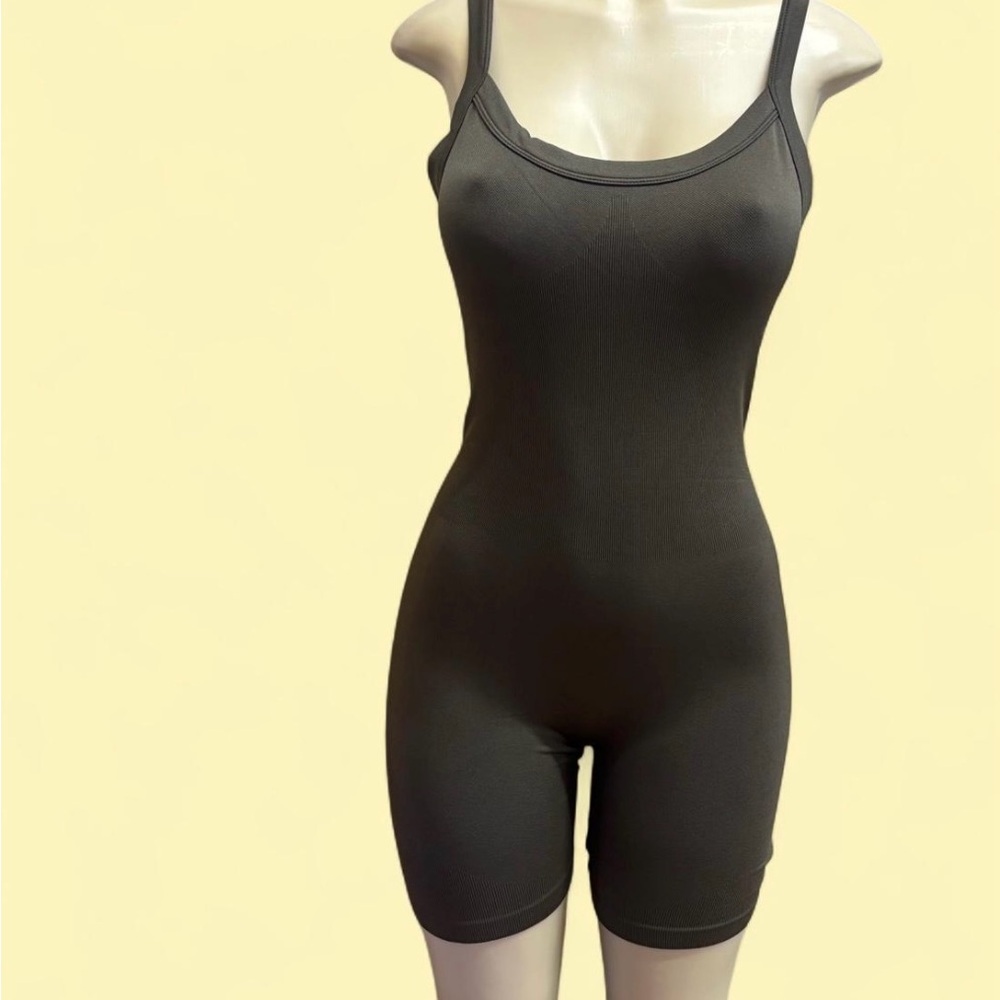 Seamless olive green Bodysuit